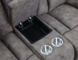 Bogata Manual Reclining Console Loveseat from Steve Silver - Luna Furniture