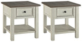 Bolanburg 2 End Tables in Two-tone from Ashley - Luna Furniture