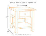 Bolanburg Coffee Table with 1 End Table in Two-tone from Ashley - Luna Furniture