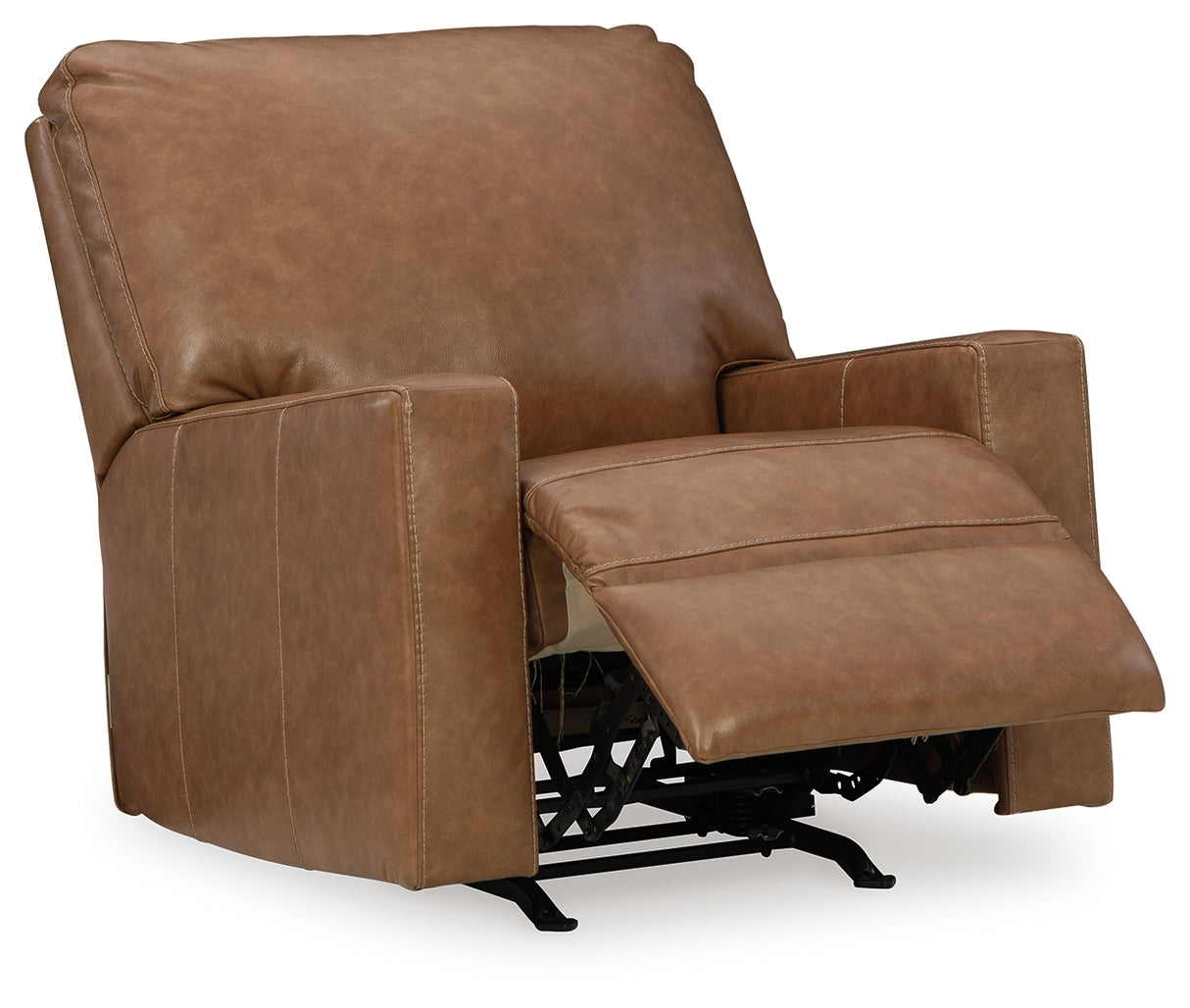 Bolsena Sofa, Loveseat and Recliner in Caramel - PKG015457