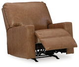 Bolsena Sofa, Loveseat and Recliner in Caramel - PKG015457