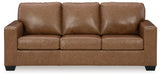 Bolsena Sofa, Loveseat and Recliner in Caramel - PKG015457