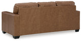 Bolsena Sofa, Loveseat and Recliner in Caramel - PKG015457