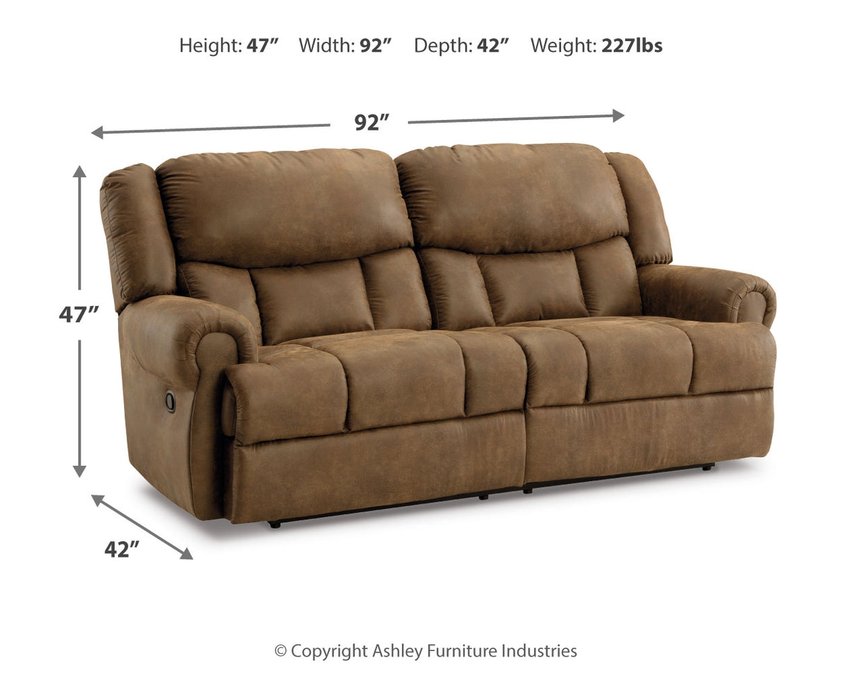 Boothbay Sofa, Loveseat and Recliner in Auburn - PKG015108