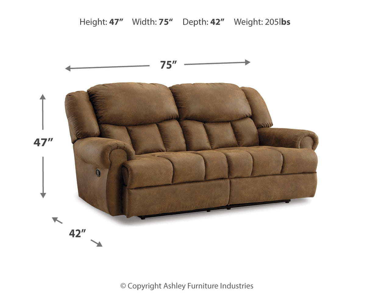 Boothbay Sofa, Loveseat and Recliner in Auburn - PKG015108