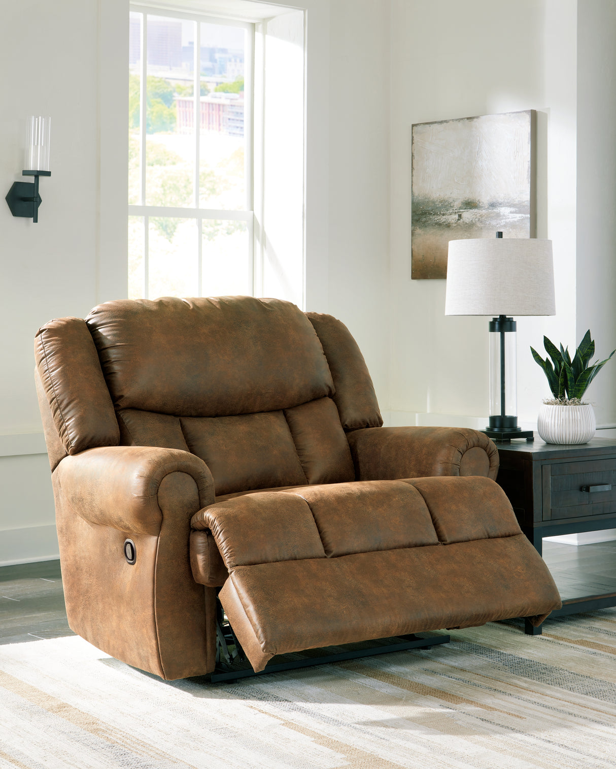 Boothbay Sofa, Loveseat and Recliner in Auburn - PKG015108