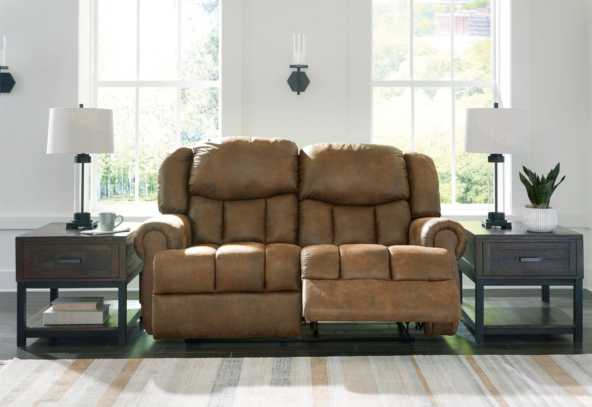 Boothbay Sofa, Loveseat and Recliner in Auburn - PKG015108