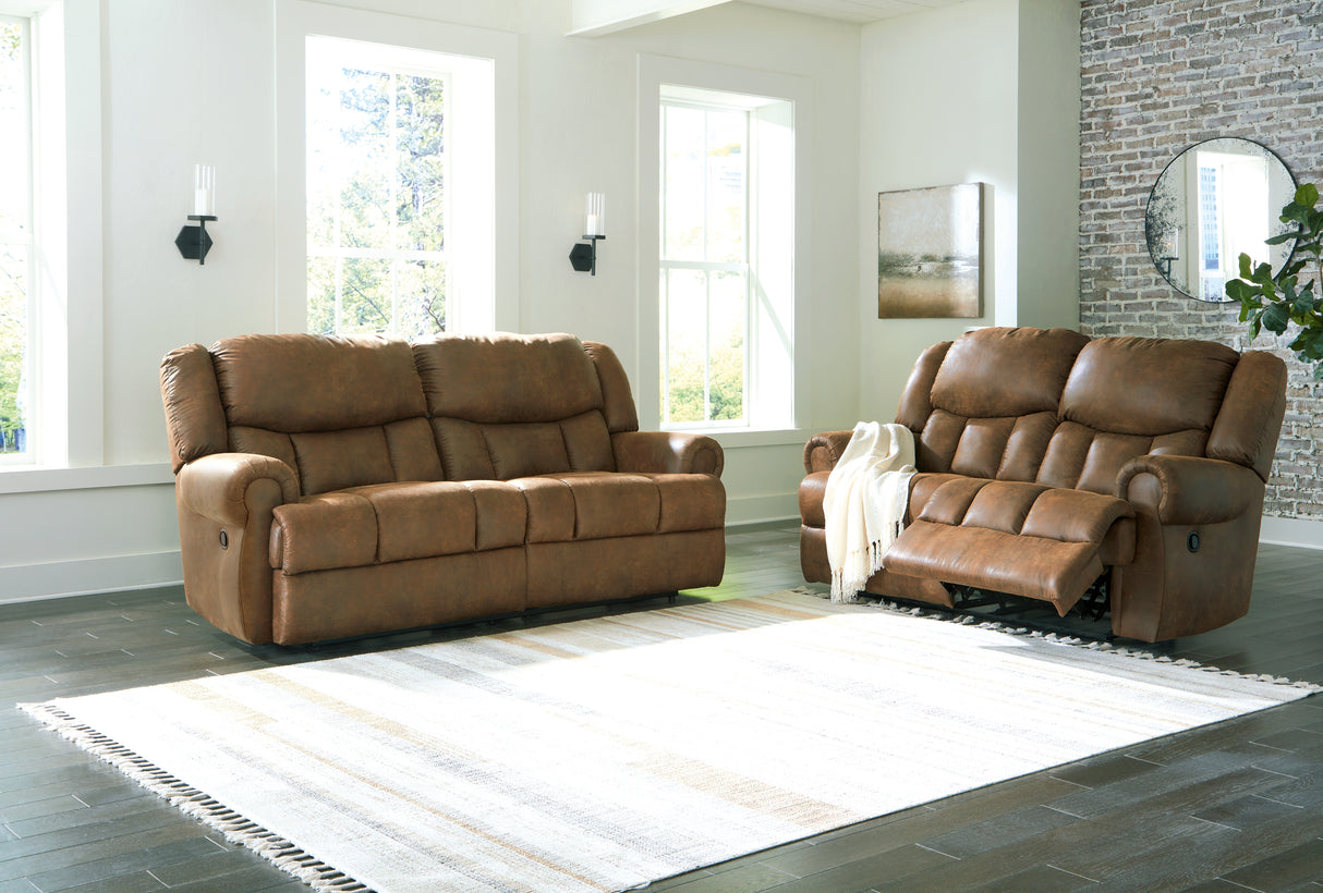 Boothbay Sofa, Loveseat and Recliner in Auburn - PKG015108