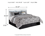 Bostwick Shoals King/California King Panel Headboard Bed with Dresser in White - PKG002741