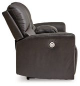 Boxmere Storm Power Reclining Loveseat with Console from Ashley - Luna Furniture