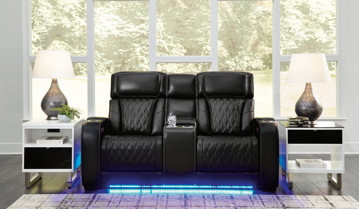 Boyington Sofa, Loveseat and Recliner in Black from Ashley - Luna Furniture