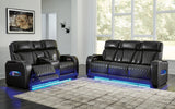 Boyington Sofa, Loveseat and Recliner in Black from Ashley - Luna Furniture