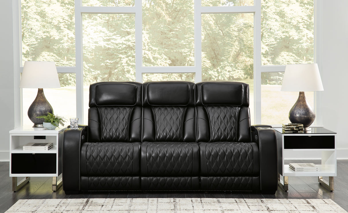 Boyington Sofa, Loveseat and Recliner in Black from Ashley - Luna Furniture