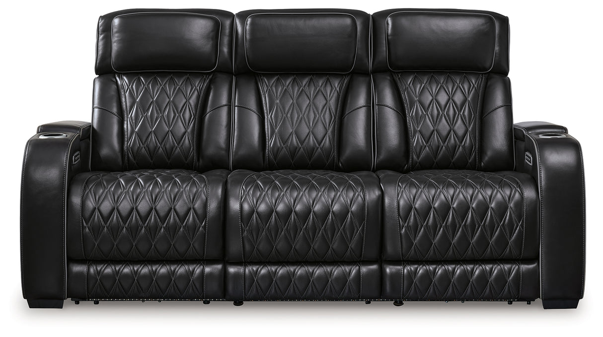 Boyington Sofa, Loveseat and Recliner in Black from Ashley - Luna Furniture