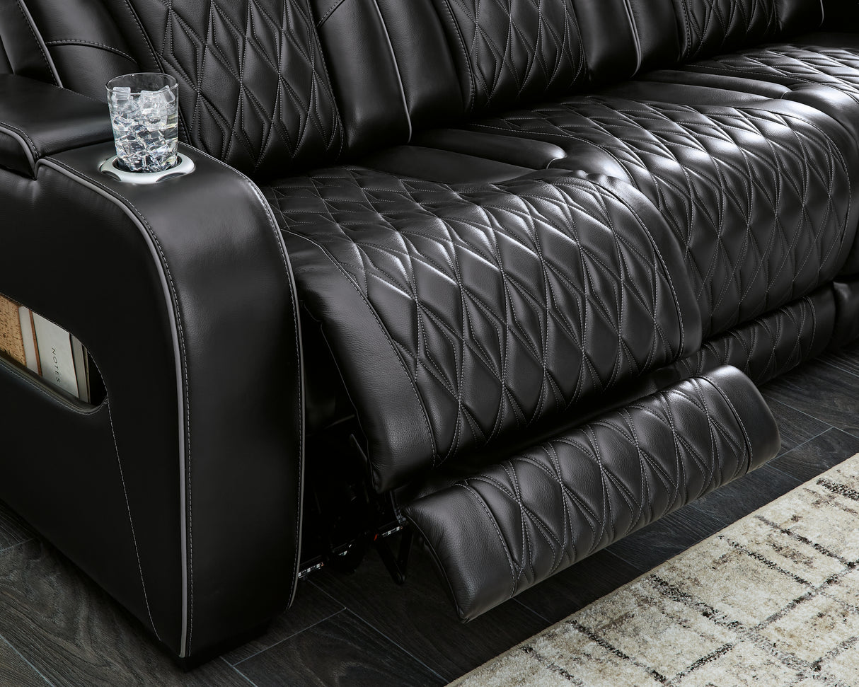 Boyington Sofa, Loveseat and Recliner in Black from Ashley - Luna Furniture