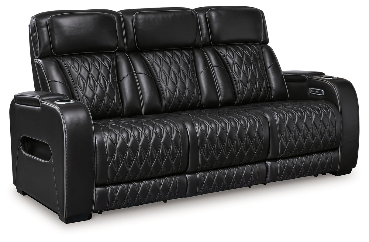 Boyington Sofa, Loveseat and Recliner in Black from Ashley - Luna Furniture