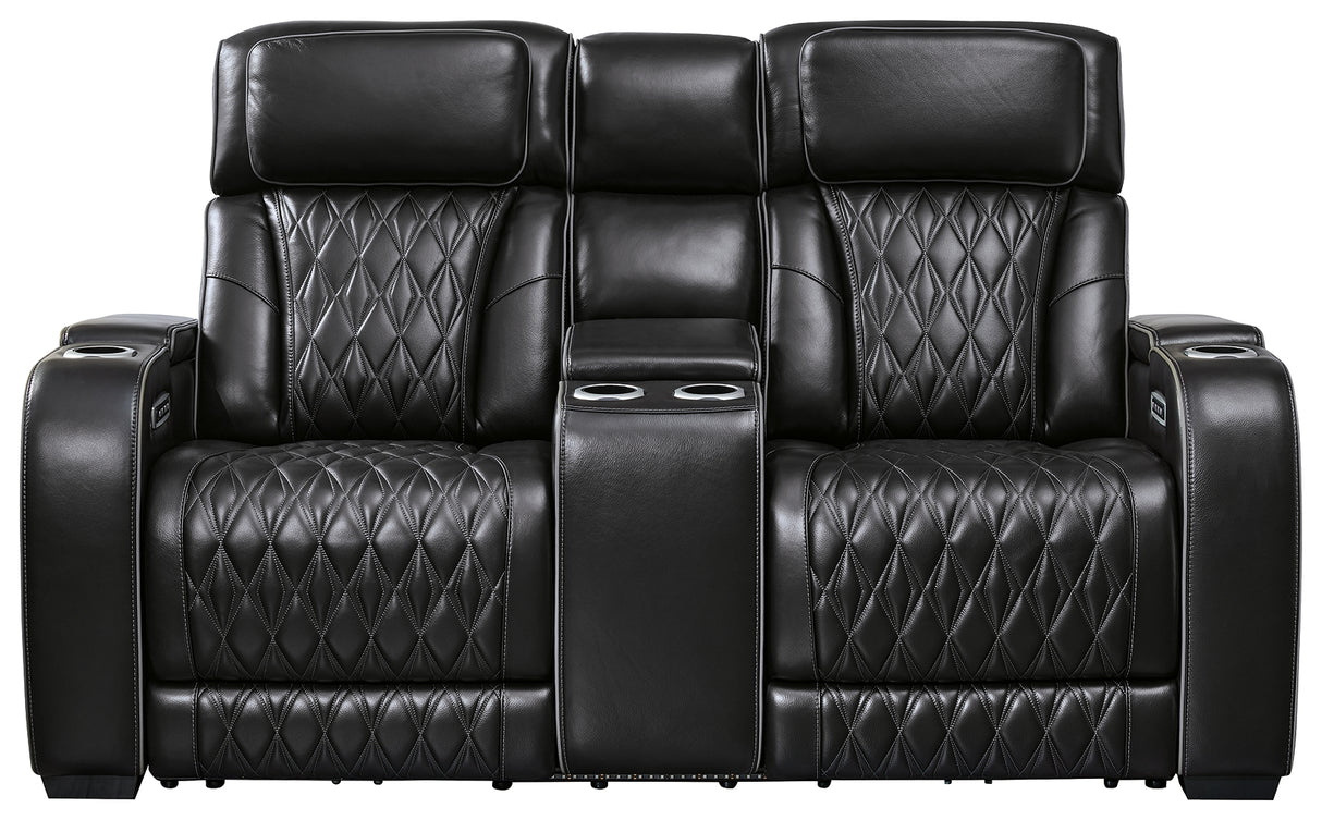 Boyington Sofa, Loveseat and Recliner in Black from Ashley - Luna Furniture