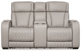 Boyington Sofa, Loveseat and Recliner in Gray - PKG016537