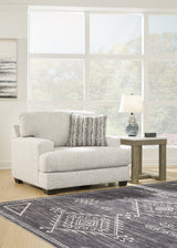 Brebryan Chair and Ottoman in Flannel from Ashley - Luna Furniture