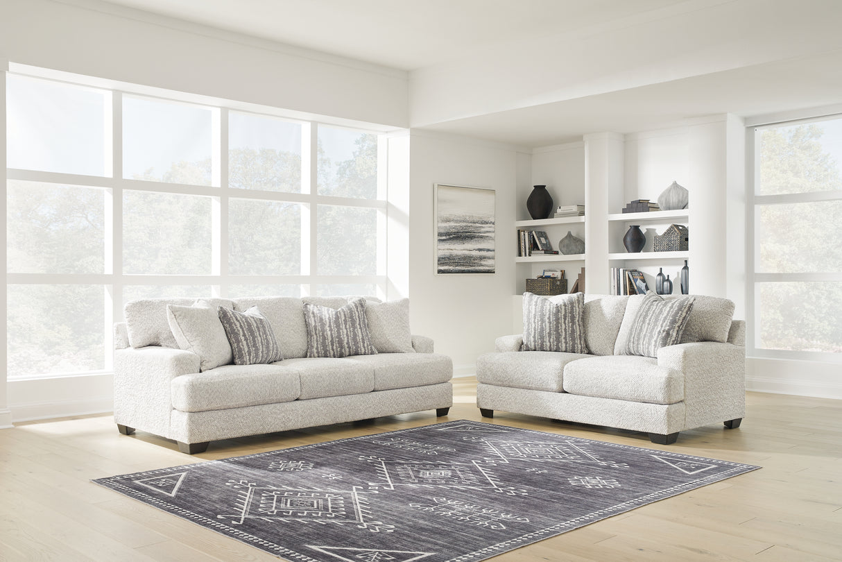 Brebryan Sofa and Loveseat in Flannel from Ashley - Luna Furniture