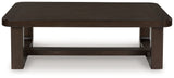 Breckington Dark Brown Coffee Table - T856-1