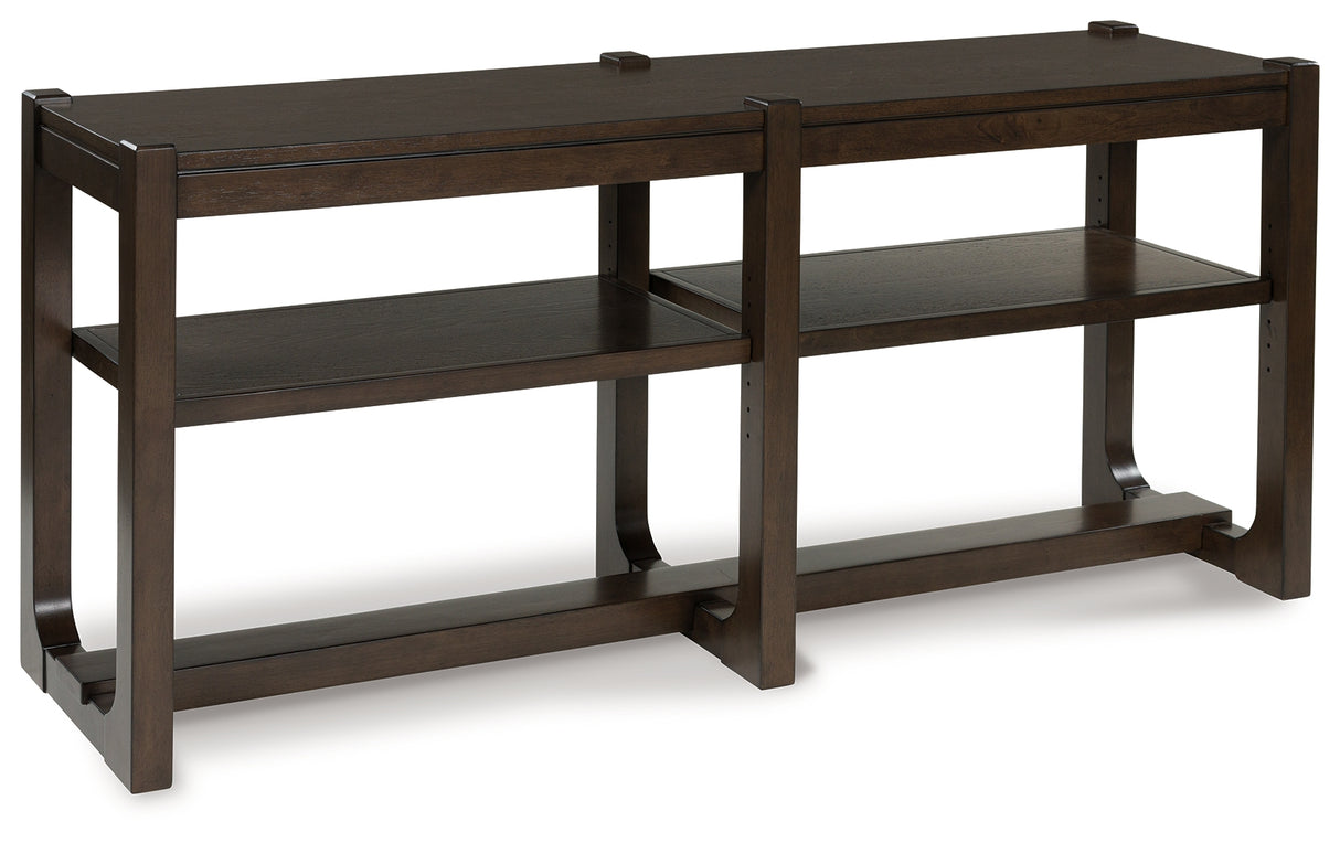 Breckington Dark Brown Sofa Table - T856-4