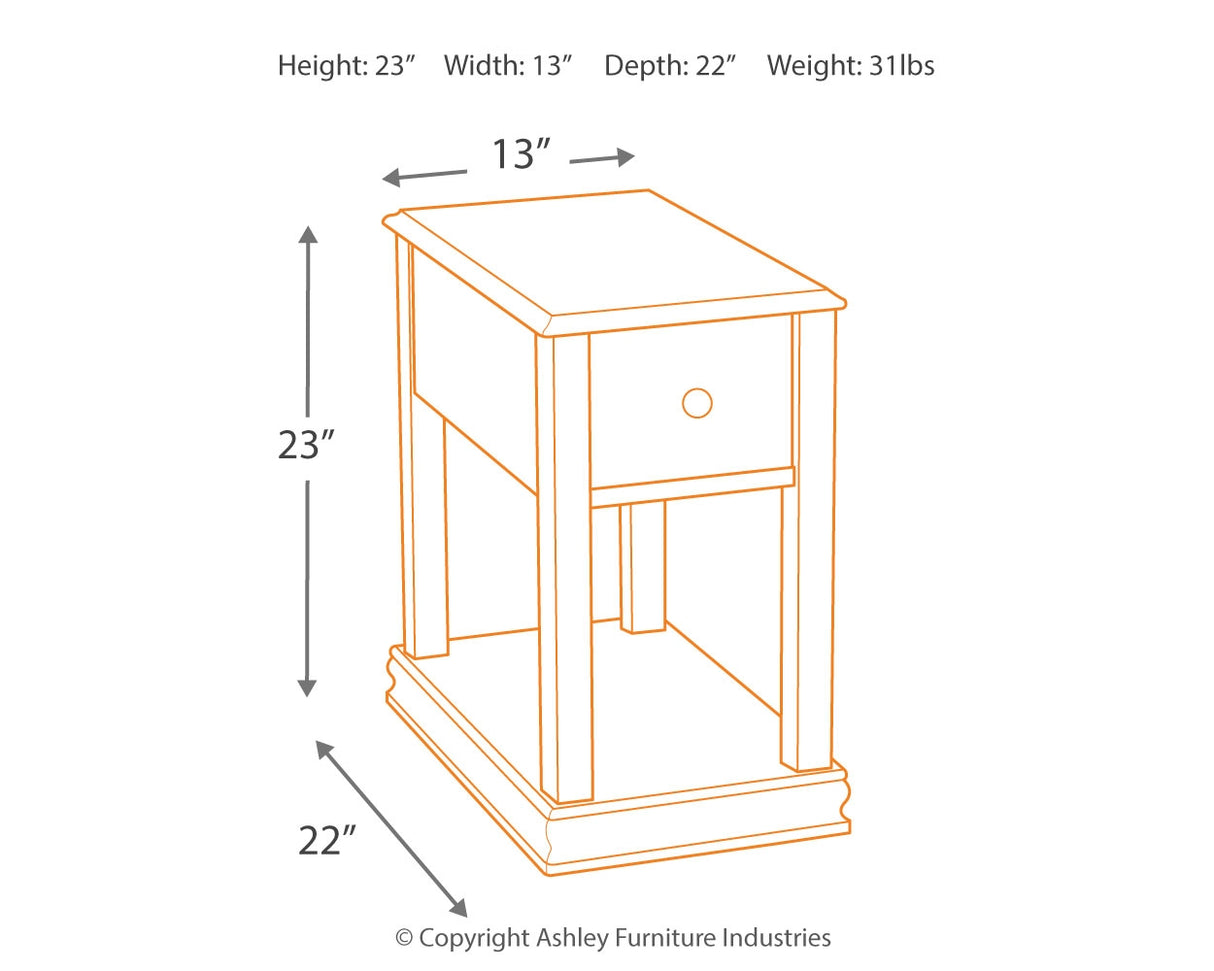 Breegin 2 End Tables in Brown - PKG008420