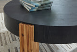 Breenmore Black/Natural Table from Ashley - Luna Furniture