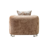 Brenda Coffee Boucle Chair - BRENDACF-CH