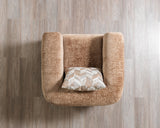 Brenda Coffee Boucle Chair - BRENDACF-CH