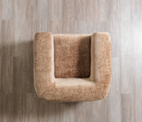 Brenda Coffee Boucle Chair - BRENDACF-CH