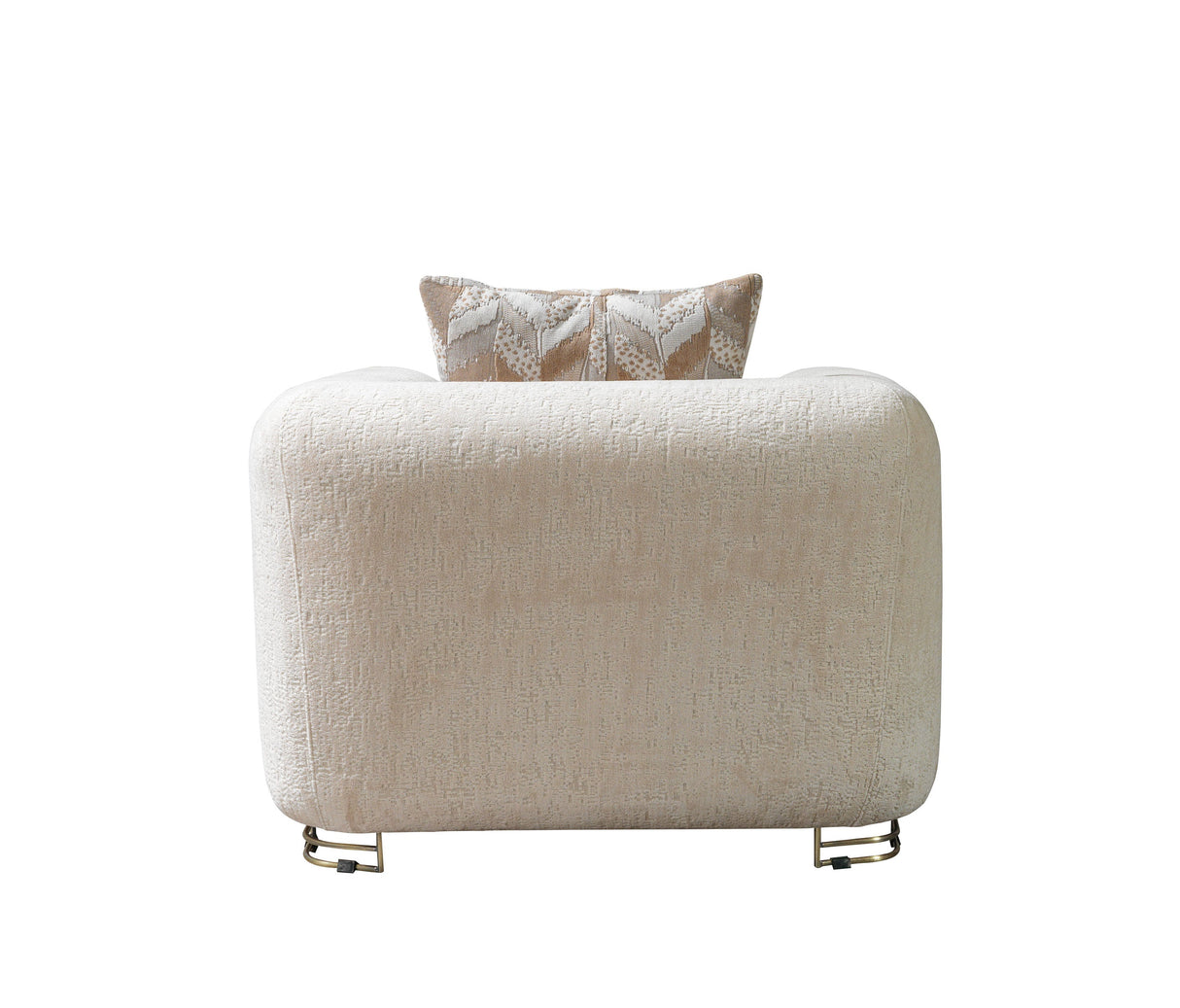 Brenda Ivory Boucle Chair - BRENDAIV-CH