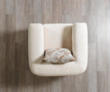 Brenda Ivory Boucle Chair - BRENDAIV-CH