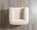 Brenda Ivory Boucle Chair - BRENDAIV-CH