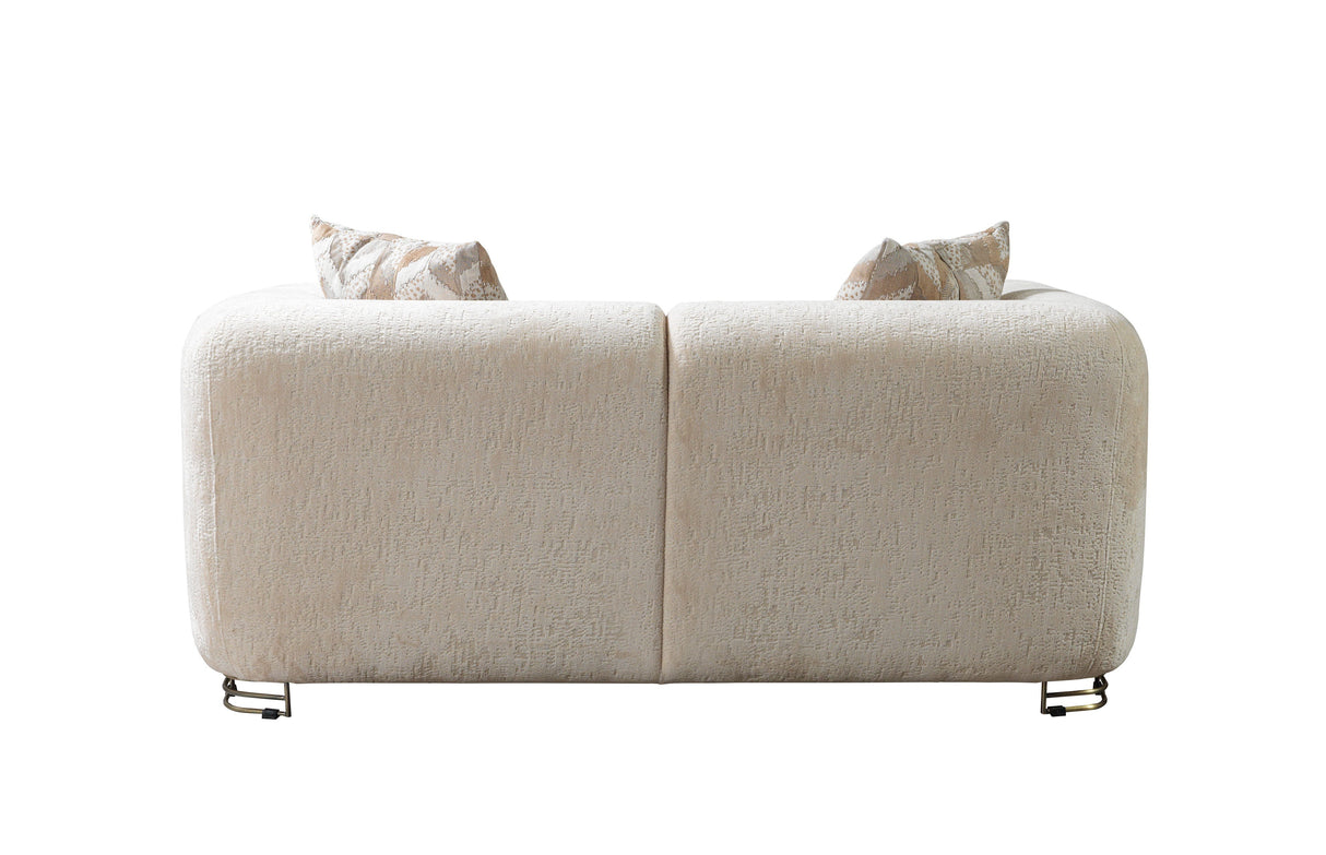 Brenda Ivory Boucle  Sofa 93" & Loveseat 71" - BRENDAIV-SL