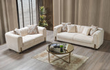 Brenda Ivory Boucle  Sofa 93" & Loveseat 71" - BRENDAIV-SL