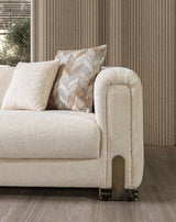 Brenda Ivory Boucle  Sofa 93" & Loveseat 71" - BRENDAIV-SL