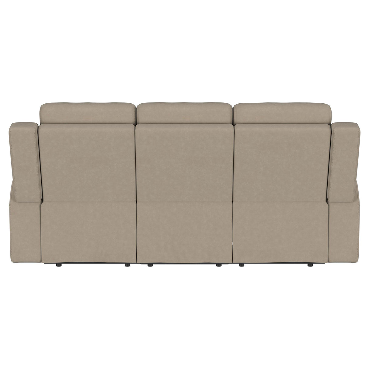 Brentwood Upholstered Motion Reclining Sofa Taupe - 610281