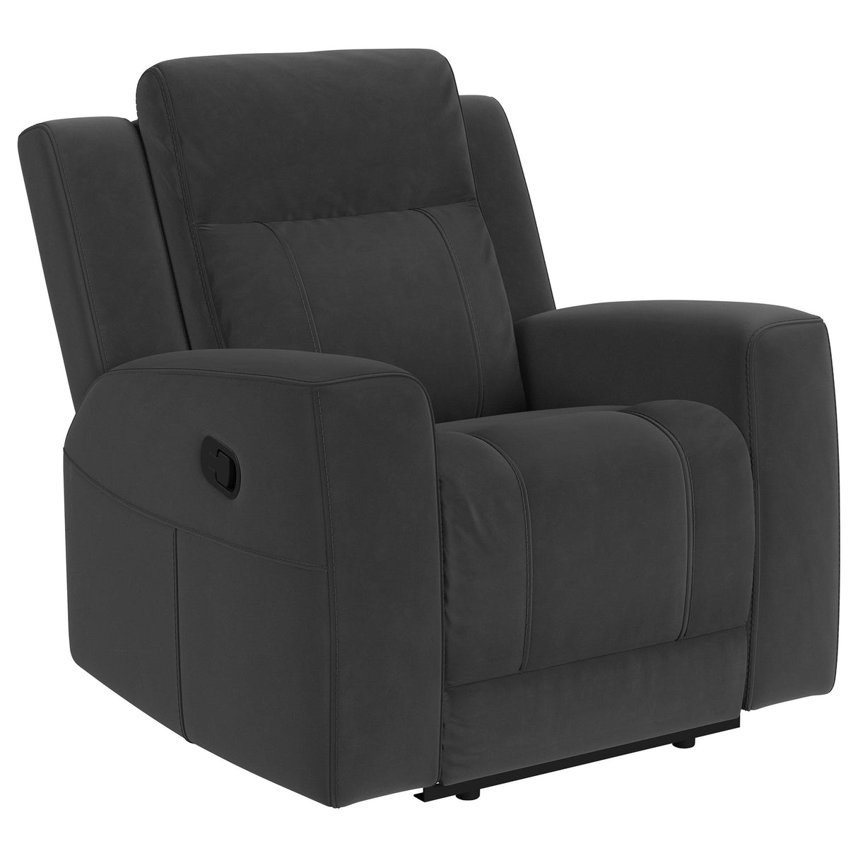 Brentwood Upholstered Recliner Chair Dark Charcoal - 610286