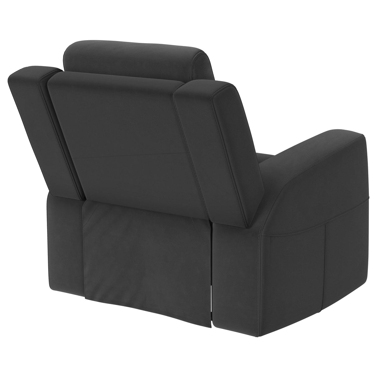 Brentwood Upholstered Recliner Chair Dark Charcoal - 610286