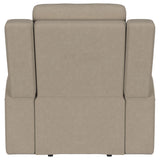 Brentwood Upholstered Recliner Chair Taupe - 610283