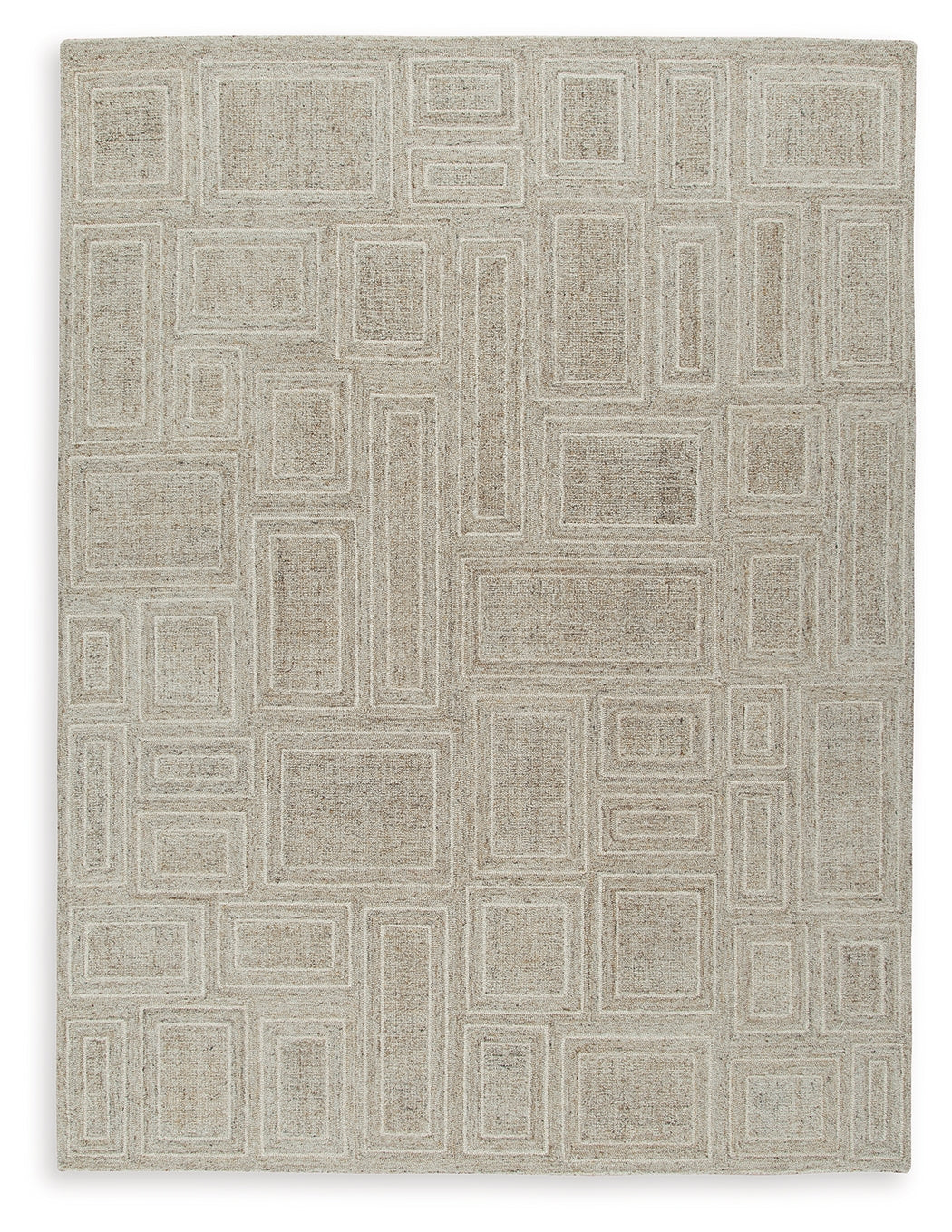 Brickburgh Gray/Ivory/Honey Large Rug from Ashley - Luna Furniture