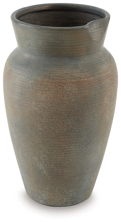 Brickmen Antique Gray Vase - A2000657