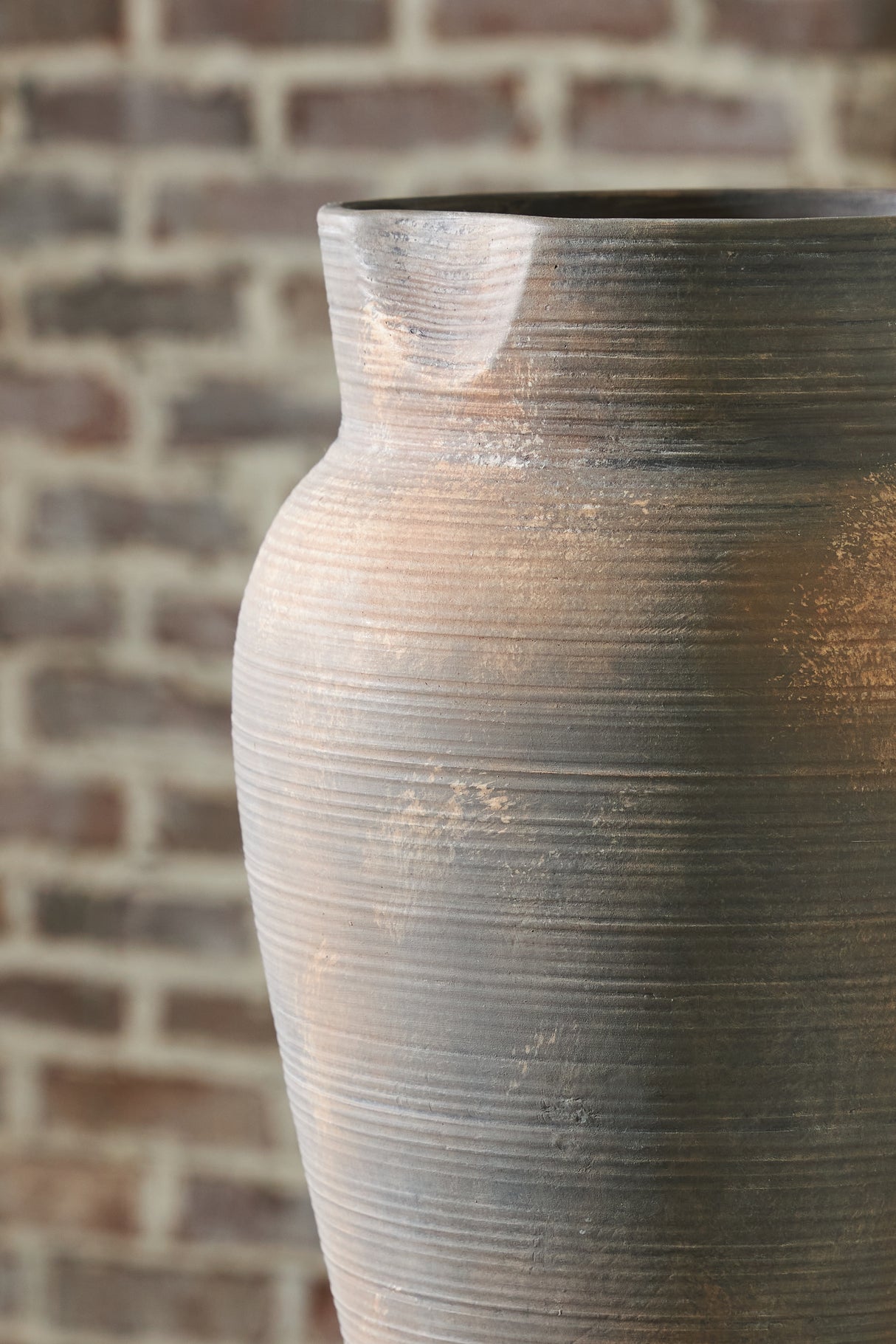 Brickmen Antique Gray Vase - A2000659