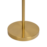 Brilliance Modern Gold Brush Floor Lamp, Opal Glass Shades and Round Metal Base - FLL03700401