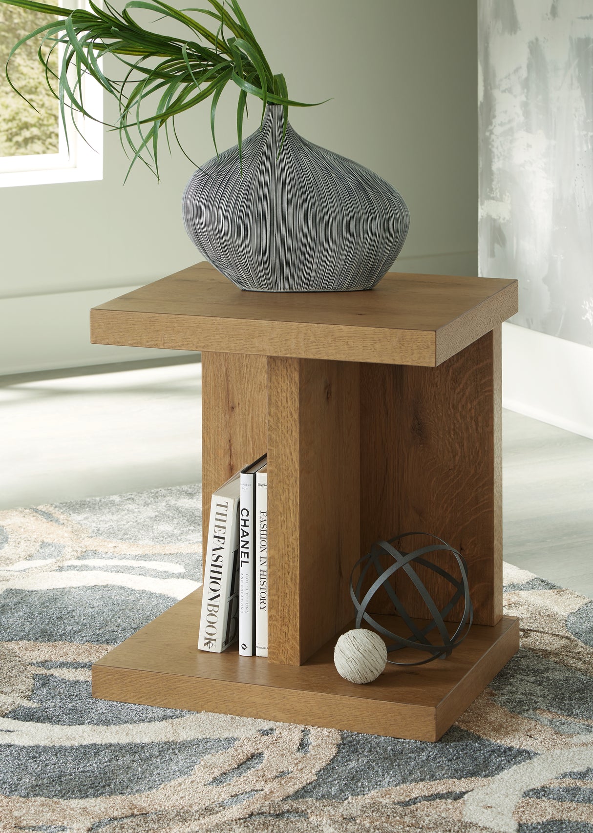 Brinstead Coffee Table with 1 End Table in Light Brown from Ashley - Luna Furniture