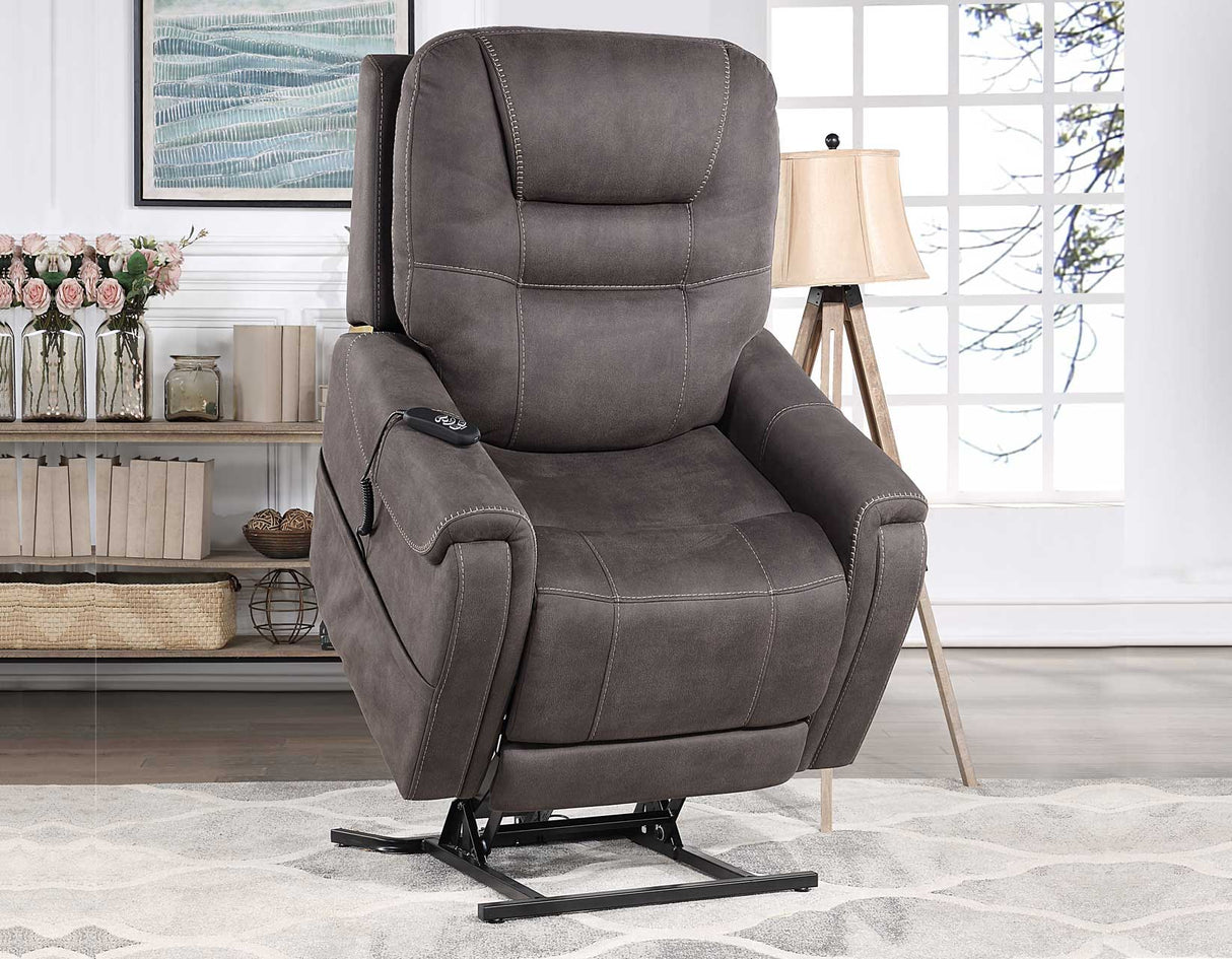 Brisbane Power Lift Chair w/Three Heat Zones, Stone - BS850CG