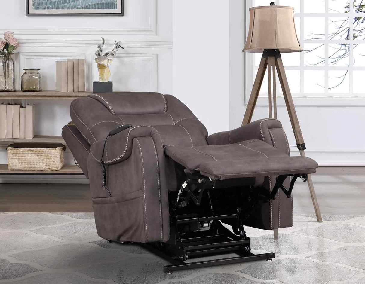 Brisbane Power Lift Chair w/Three Heat Zones, Stone - BS850CG