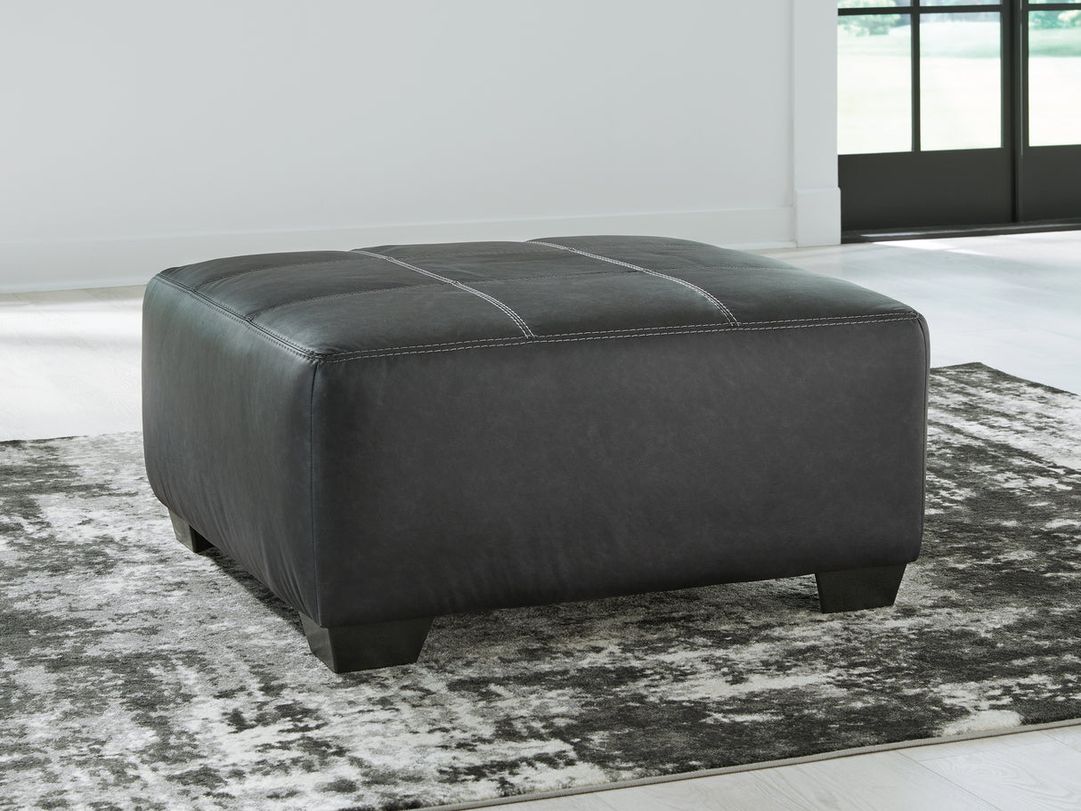 Brixley Pier Graphite Oversized Accent Ottoman from Ashley - Luna Furniture