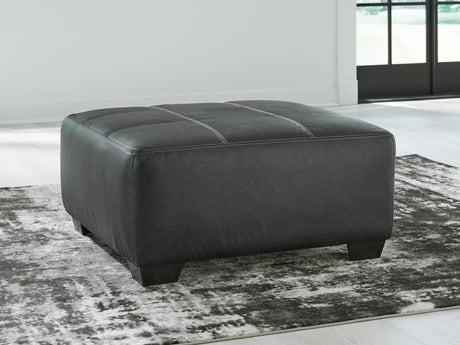 Brixley Pier Graphite Oversized Accent Ottoman from Ashley - Luna Furniture